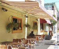 Commercial retractable awnings