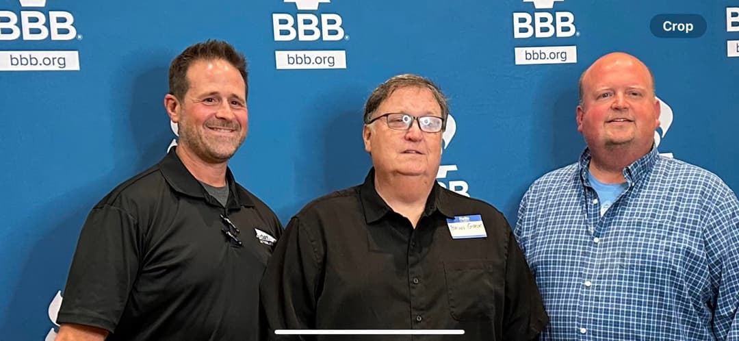 Brian Jr. Girskis and Darin Wilson, owners of Suburban Construction