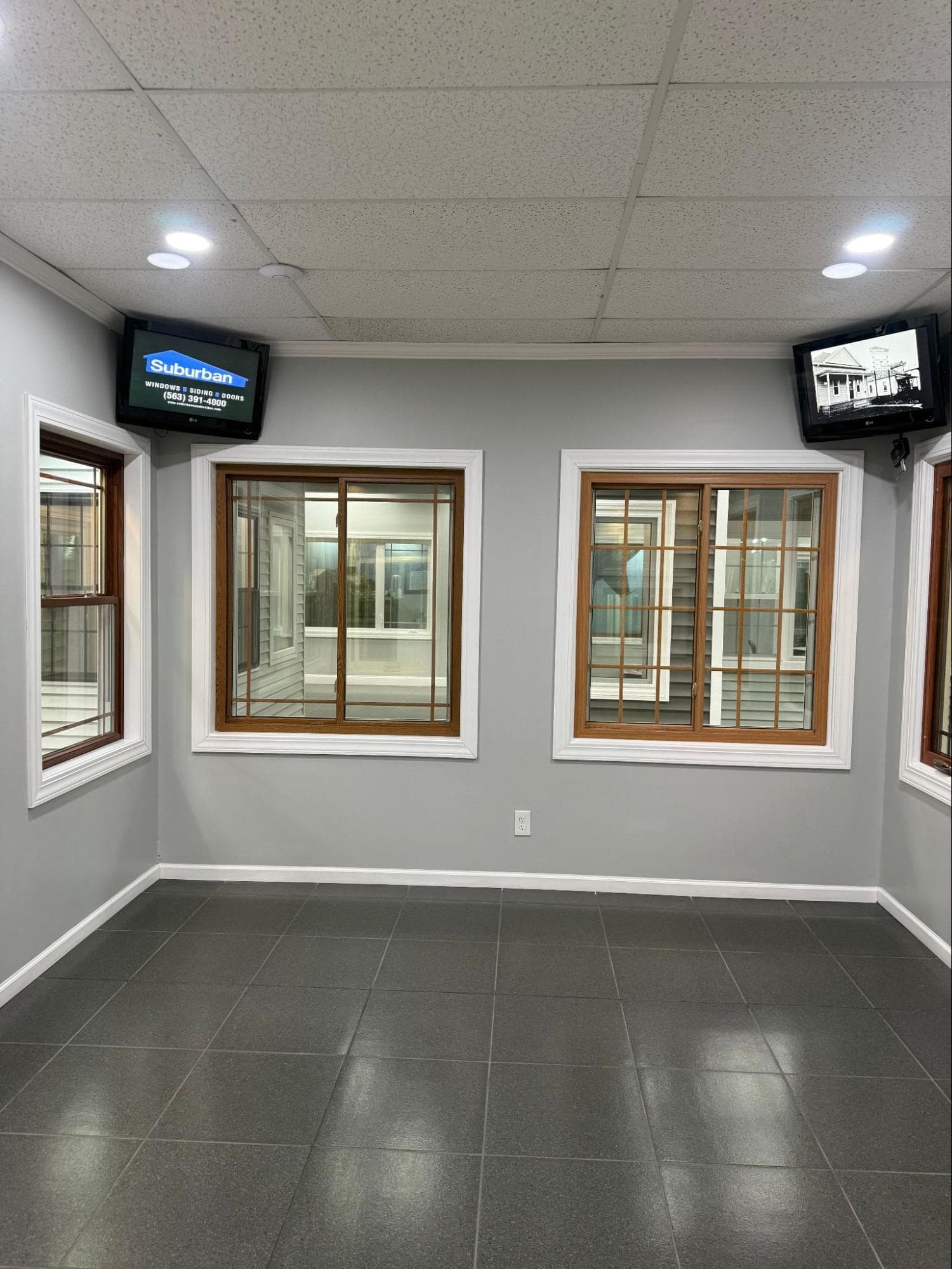 Suburban Construction showroom — product overview