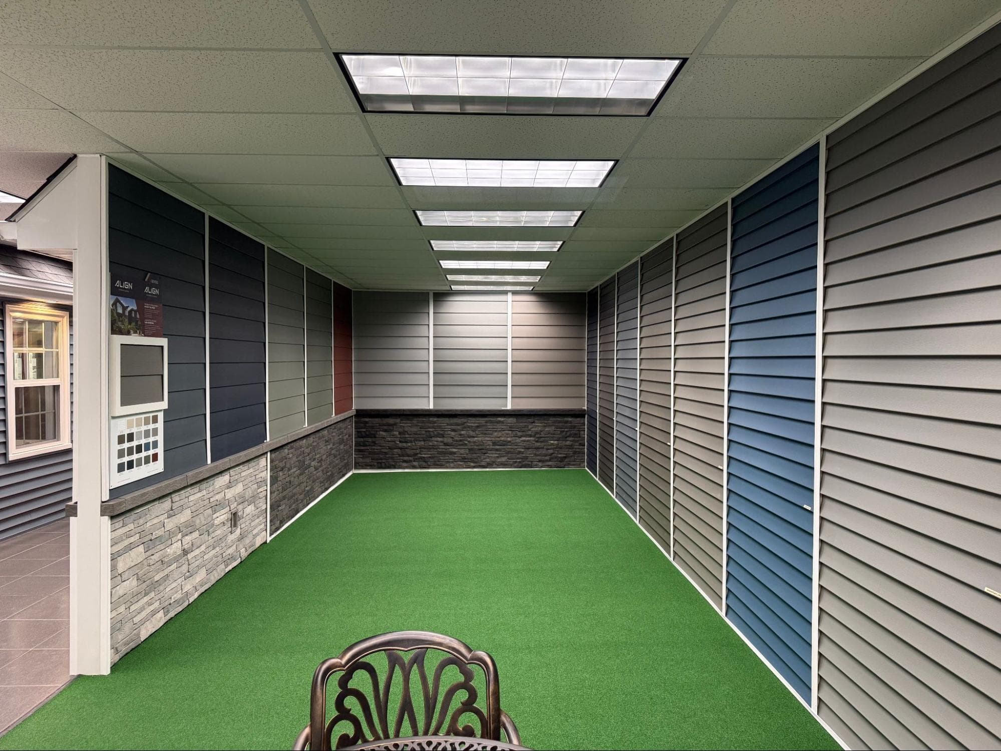 Showroom interior overview