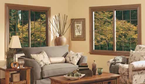 Sliding window installed in a home showing horizontal operation