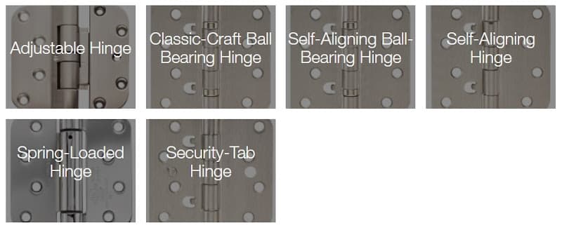 Therma-Tru hinge detail