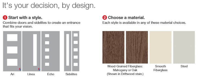 Therma-Tru Pulse style options