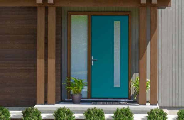 Therma-Tru Pulse collection modern fiberglass doors