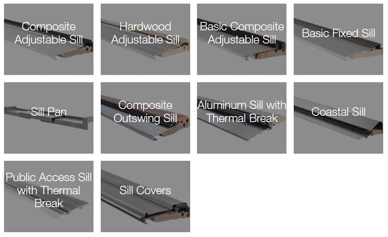 Therma-Tru door sill system detail