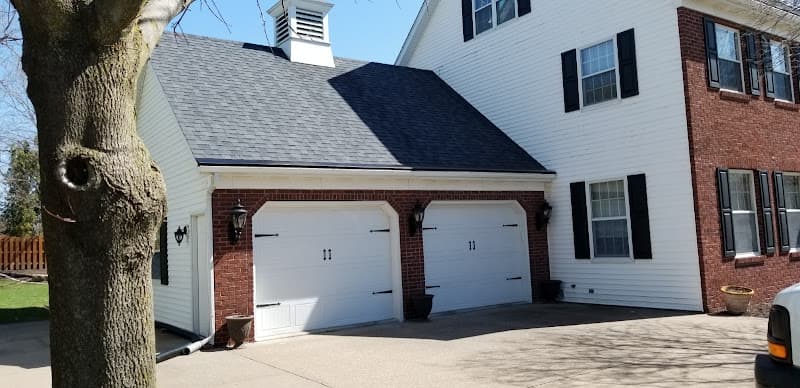 Gutter Cap roofline detail on installed home