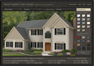 Home Exterior color design screenshot